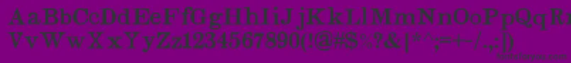 Judges Font – Black Fonts on Purple Background