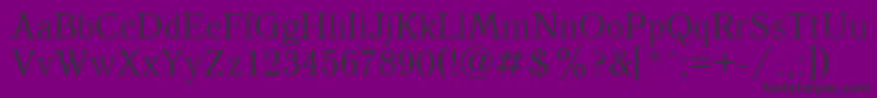 UkAntique Font – Black Fonts on Purple Background