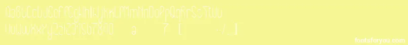 Więcej informacji o czcionce Eclipticreg Czcionka Eclipticreg – białe czcionki na żółtym tle