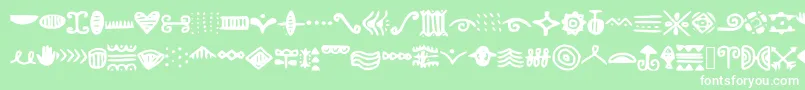 More about Doodlizing Font Doodlizing Font – White Fonts on Green Background