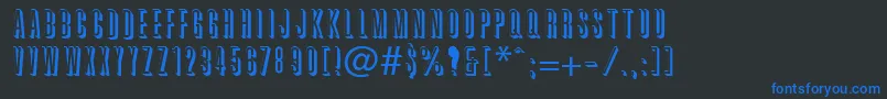 Graphik Font – Blue Fonts on Black Background