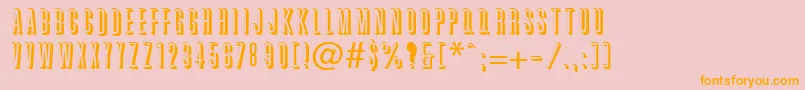 Graphik Font – Orange Fonts on Pink Background