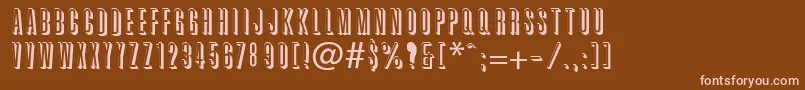 Graphik Font – Pink Fonts on Brown Background