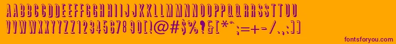 Graphik Font – Purple Fonts on Orange Background