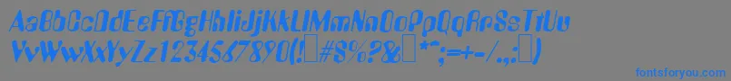More about A770DecoItalic Font A770DecoItalic Font – Blue Fonts on Gray Background