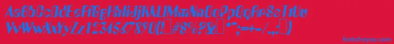 Lisätietoja A770DecoItalic-fontista A770DecoItalic-fontti – siniset fontit punaisella taustalla