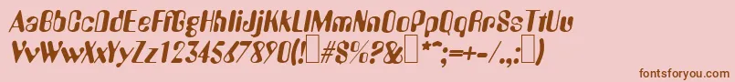 Lisätietoja A770DecoItalic-fontista A770DecoItalic-fontti – ruskeat fontit vaaleanpunaisella taustalla