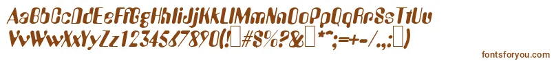 Подробнее о шрифте A770DecoItalic Шрифт A770DecoItalic – коричневые шрифты на белом фоне