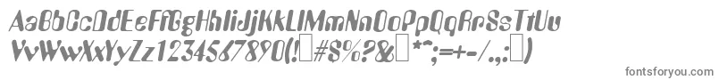 A770DecoItalic-fontti – harmaat fontit