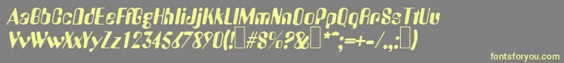 En savoir plus sur la police A770DecoItalic Police A770DecoItalic – polices jaunes sur fond gris