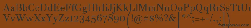 JavaneseText Font – Black Fonts on Brown Background