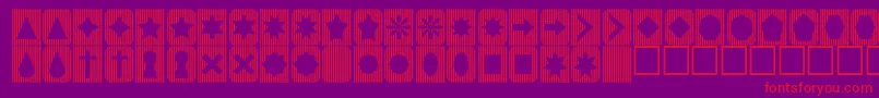 Slatsnthings2 Font – Red Fonts on Purple Background