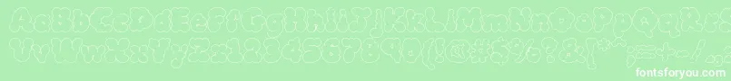 More about Mcklw Font Mcklw Font – White Fonts on Green Background
