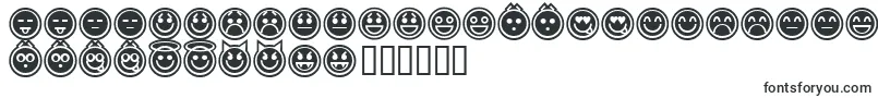 Шрифт EmoticonsOutline – шведские шрифты
