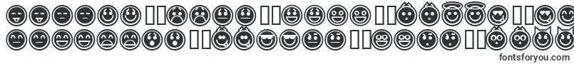 Шрифт EmoticonsOutline – азербайджанские шрифты
