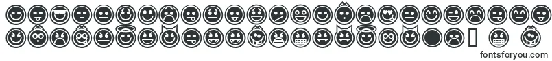 Czcionka EmoticonsOutline – czcionki Sieci