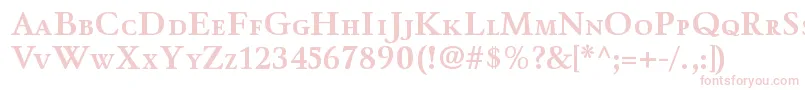 WinthorpescBold Font – Pink Fonts on White Background