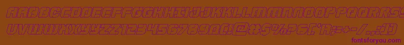 More about Supersubmarineoutital Font Supersubmarineoutital Font – Purple Fonts on Brown Background