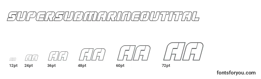 Supersubmarineoutital Font Sizes
