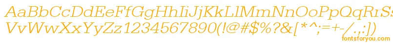 UrwegyptiennetligextwidOblique Font – Orange Fonts