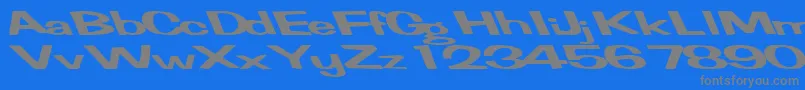 fuente FertilemindplusRegularTtext – Fuentes Grises Sobre Fondo Azul