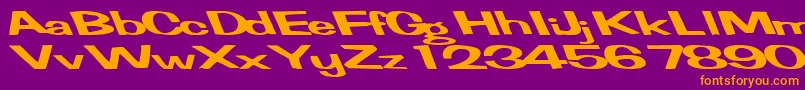 More about FertilemindplusRegularTtext Font FertilemindplusRegularTtext Font – Orange Fonts on Purple Background