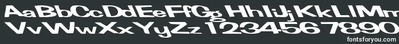 FertilemindplusRegularTtext Font – White Fonts on Black Background