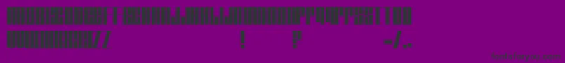 Tagmarker Font – Black Fonts on Purple Background