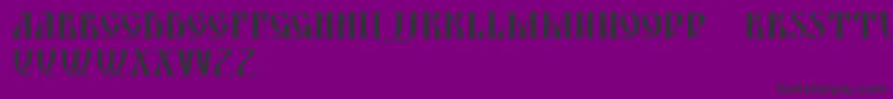 Yermak Font – Black Fonts on Purple Background