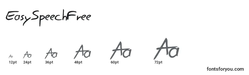 EasySpeechFree Font Sizes