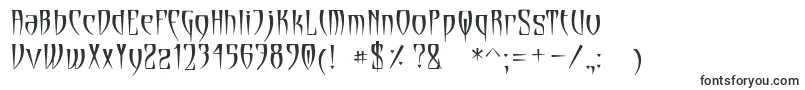 Шрифт Cryptik – готические шрифты
