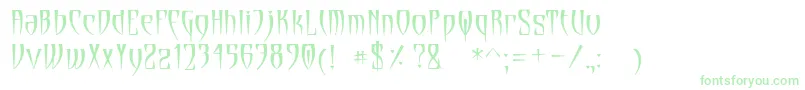 Cryptik Font – Green Fonts