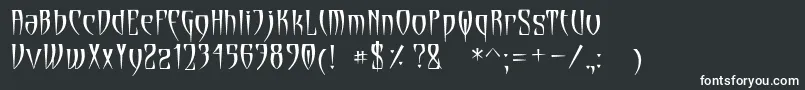 Cryptik Font – White Fonts