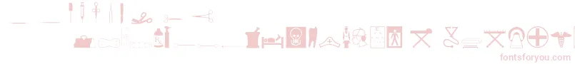 Medicineo Font – Pink Fonts on White Background