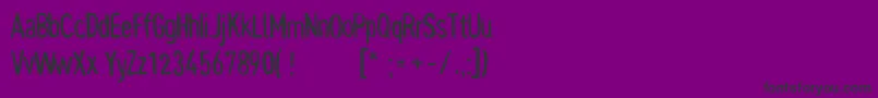 Pynkei Font – Black Fonts on Purple Background