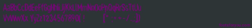 Pynkei Font – Purple Fonts on Black Background