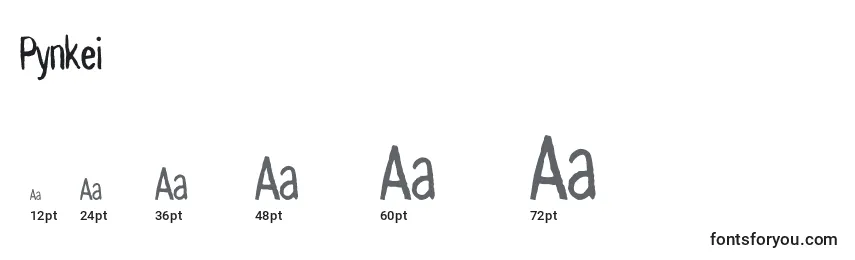 Pynkei Font Sizes