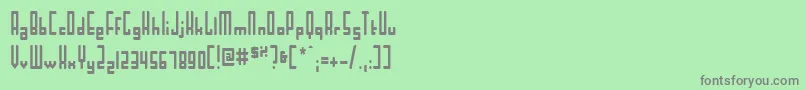 MaiTai Font – Gray Fonts on Green Background