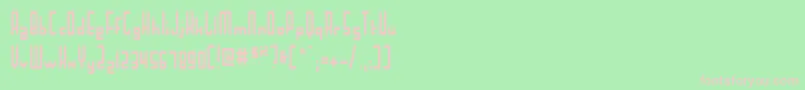 MaiTai Font – Pink Fonts on Green Background