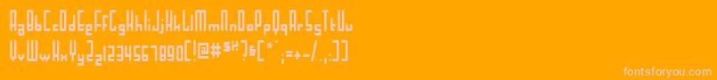 Шрифт MaiTai – розовые шрифты на оранжевом фоне
