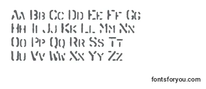 Spraystencil Font
