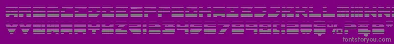 Шрифт Omega3Gradient – серые шрифты на фиолетовом фоне
