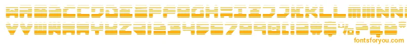 Omega3Gradient Font – Orange Fonts on White Background