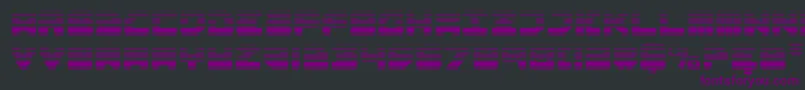 Omega3Gradient Font – Purple Fonts on Black Background
