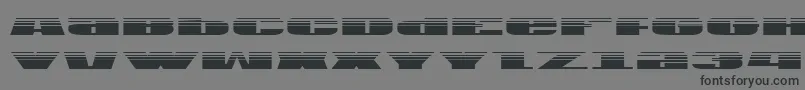 フォントUsag – 黒い文字の灰色の背景