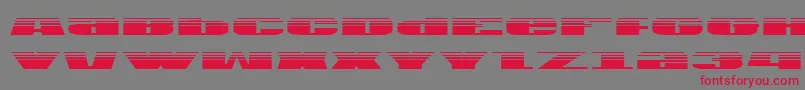 Usag Font – Red Fonts on Gray Background