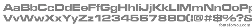 Шрифт MicroBold – серые шрифты на белом фоне