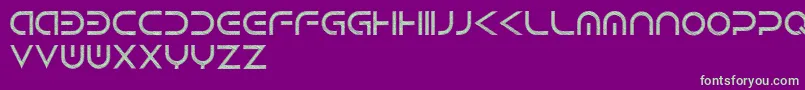 AndroidScratch-fontti – vihreät fontit violetilla taustalla