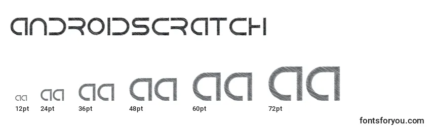 Размеры шрифта AndroidScratch