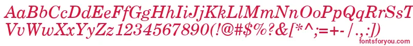 CenturyPsItalic Font – Red Fonts